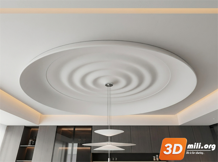 Ceiling Decoration Skp Files